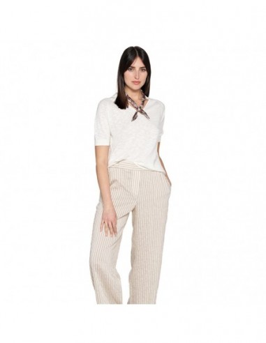 KNIT CO.LINEN M/C - COTTON L