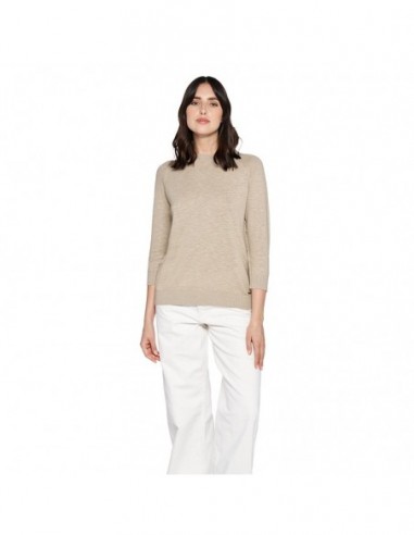 KNIT CO.LINEN 3/4 - COTTON L