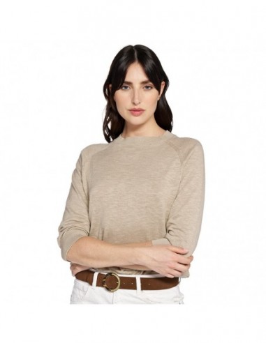 KNIT CO.LINEN 3/4 - COTTON L