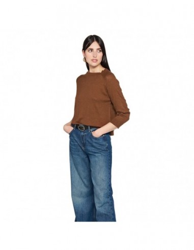 KNIT CO.LINEN 3/4 - COTTON L